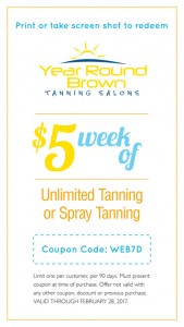 tanning coupons